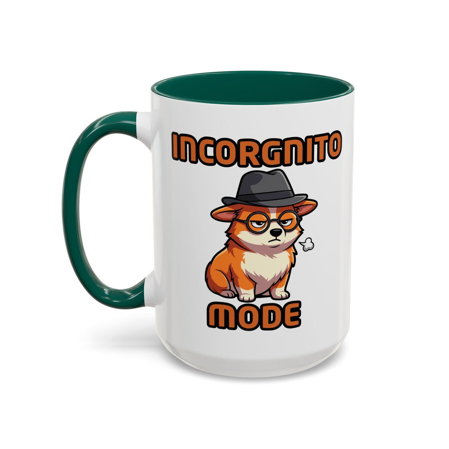 Incorgnito Mode Funny Hacker Corgi Developer Mug