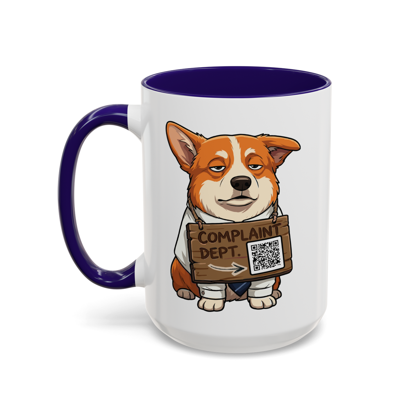 IT Complaint Dept Funny Tech Support Corgi Mug
