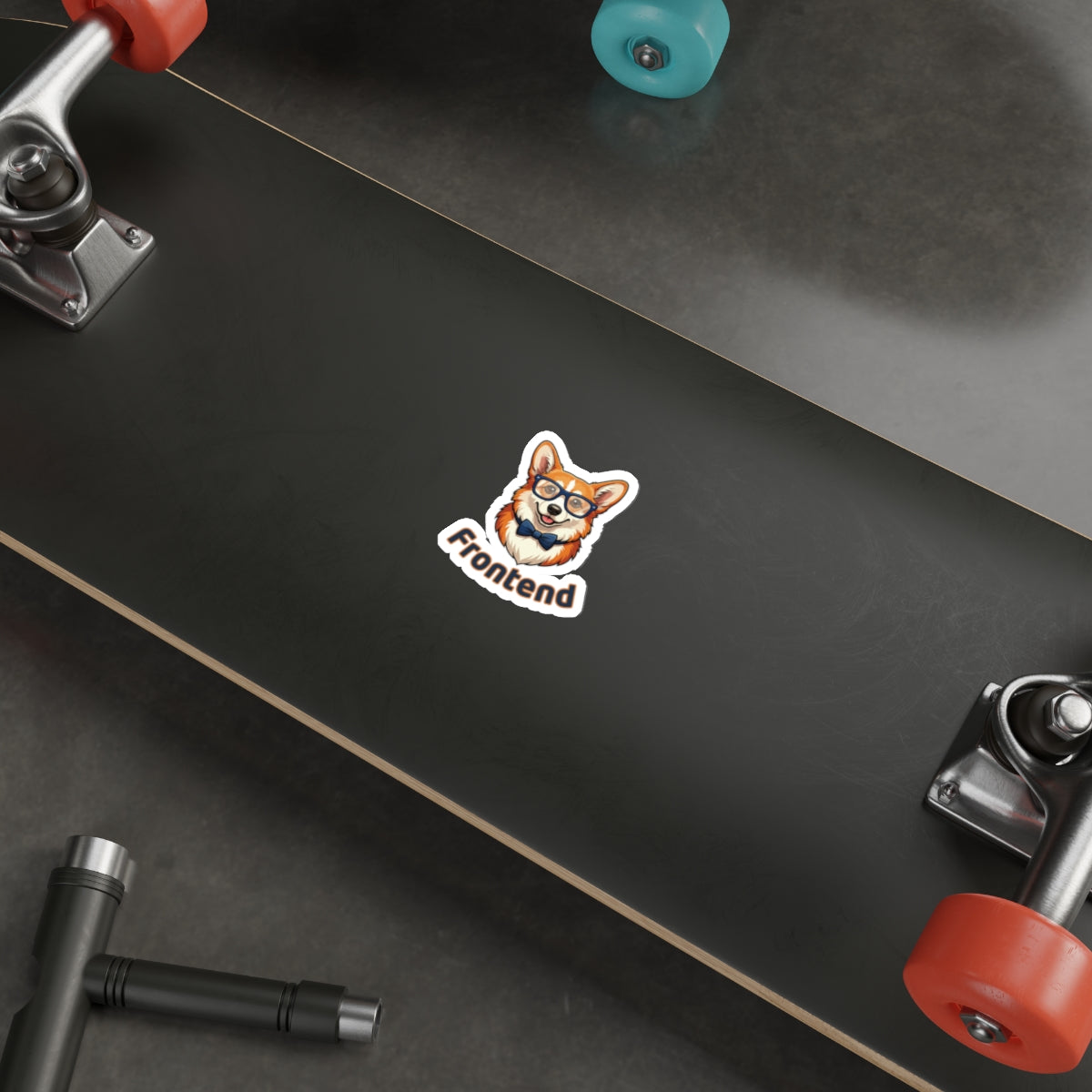 Frontend Developer UI UX Designer Tech Corgi Sticker