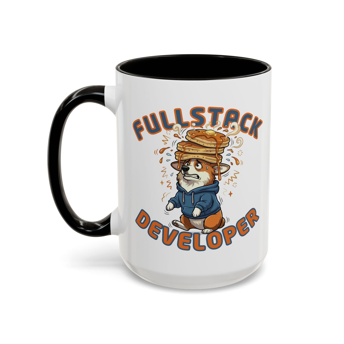 Full Stack Developer Funny Programmer Gift Corgi Mug