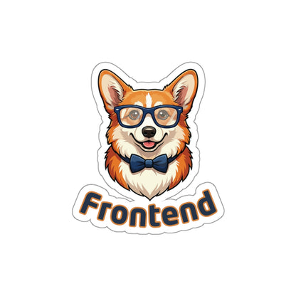 Frontend Developer UI UX Designer Tech Corgi Sticker