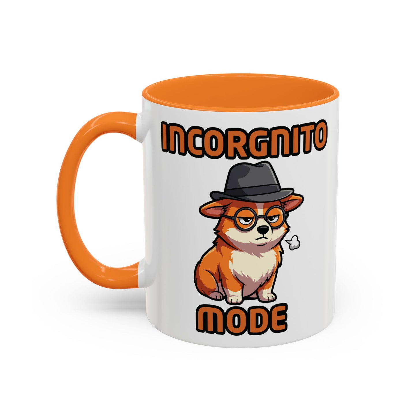 Incorgnito Mode Funny Hacker Corgi Developer Mug