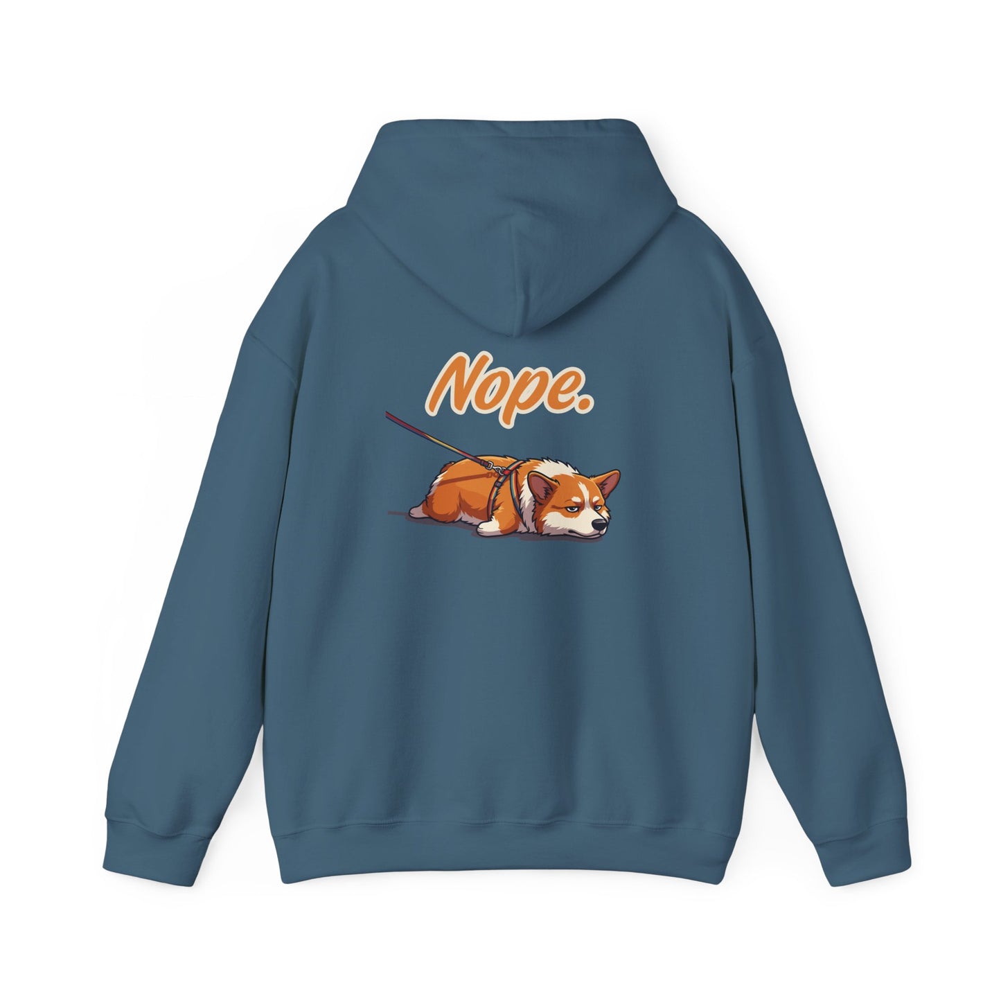Nope Funny Stubborn Corgi Introvert Sweatshirt