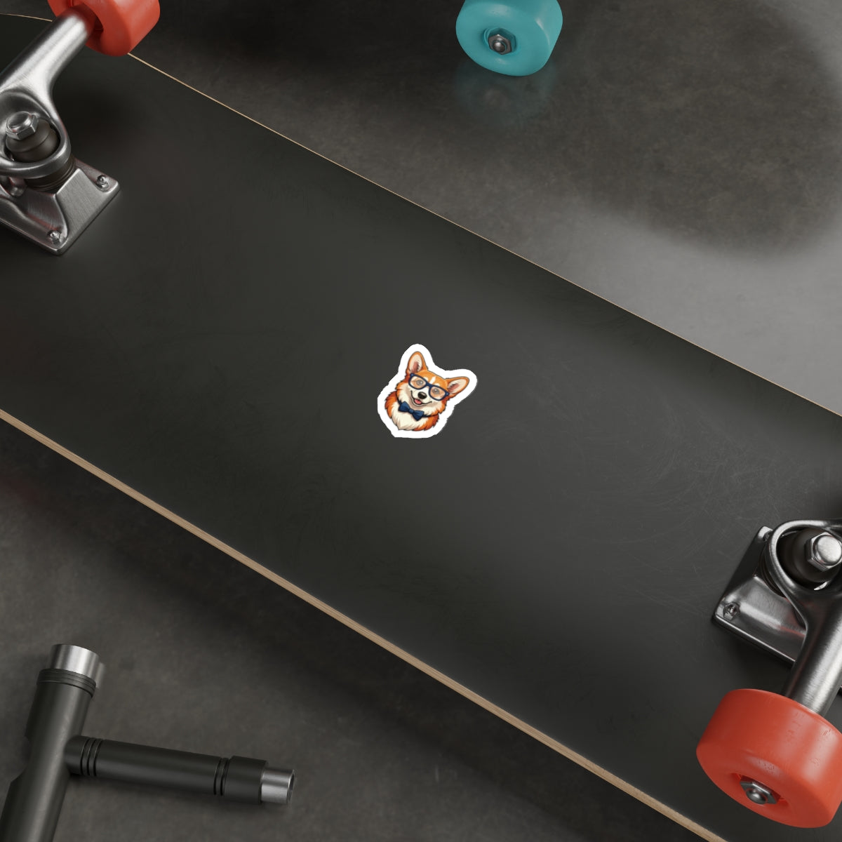 Funny Web Design Frontend Developer Corgi Tech Sticker