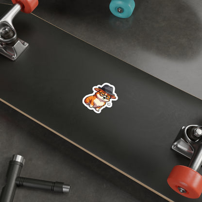 Cyber Security Corgi Software Engineer Laptop Sticker