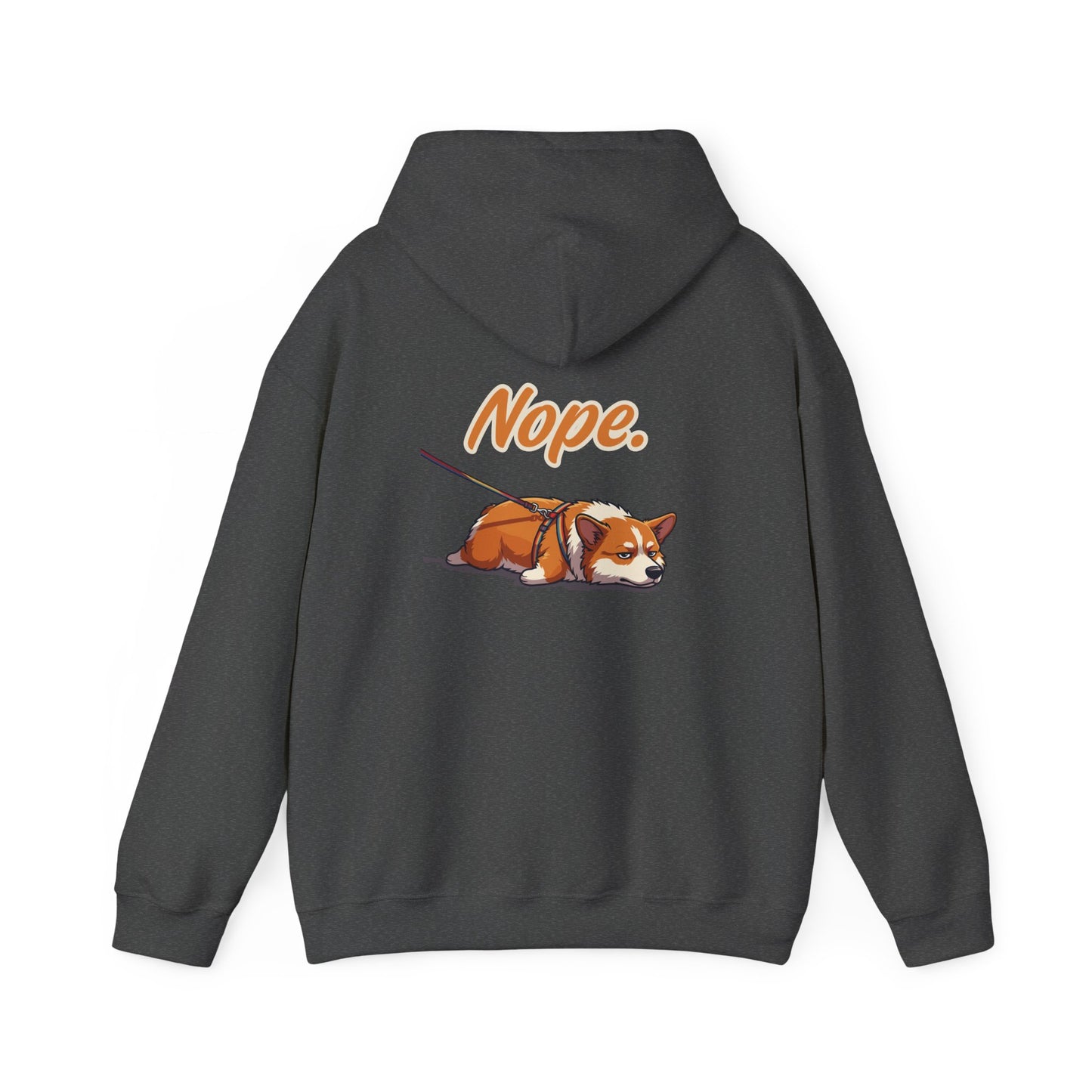 Nope Funny Stubborn Corgi Introvert Sweatshirt