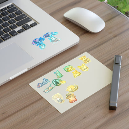 Corgi Sticker Sheet Funny Tech Laptop Programmer Decal Pack
