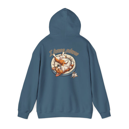 I Have Plans Funny Introvert Dog Mom Hoodie