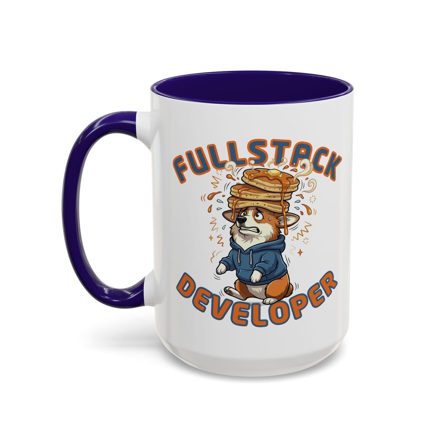 Full Stack Developer Funny Programmer Gift Corgi Mug