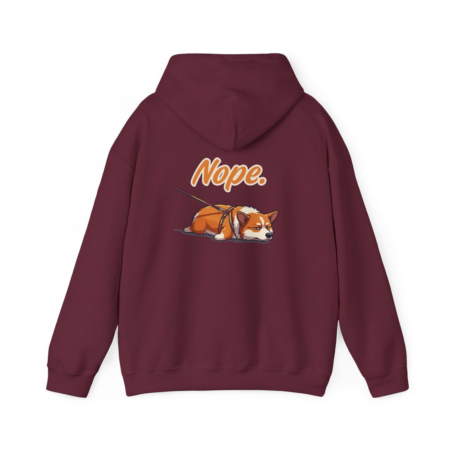 Nope Funny Stubborn Corgi Introvert Sweatshirt