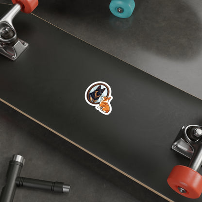 Motivational Corgi Funny Coworker Office Laptop Tech Sticker