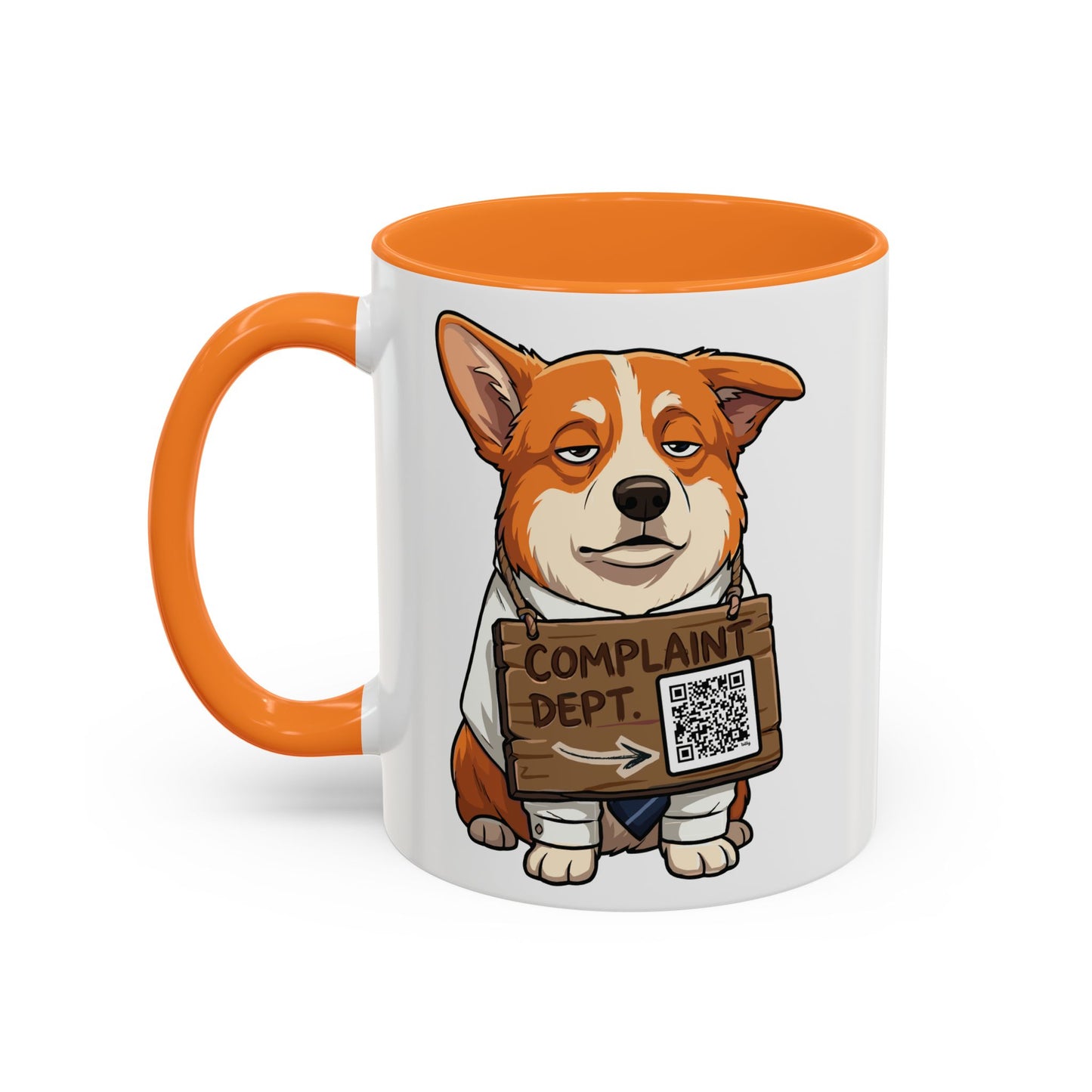 IT Complaint Dept Funny Tech Support Corgi Mug