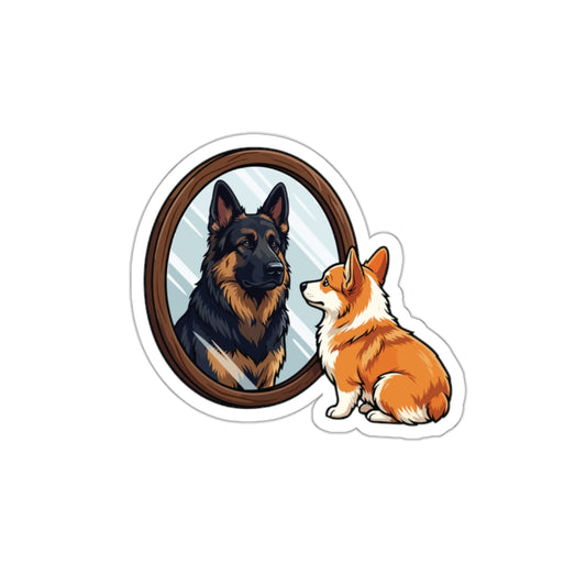 Motivational Corgi Funny Coworker Office Laptop Tech Sticker