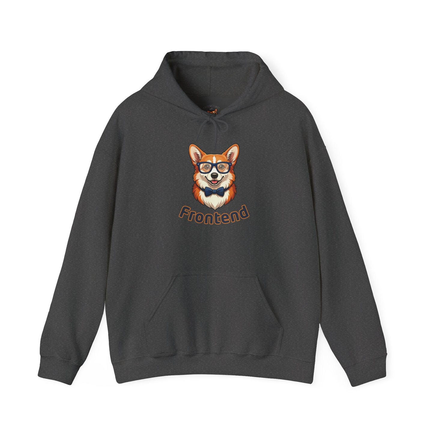 Frontend Backend Funny Developer Tech Corgi Hoodie