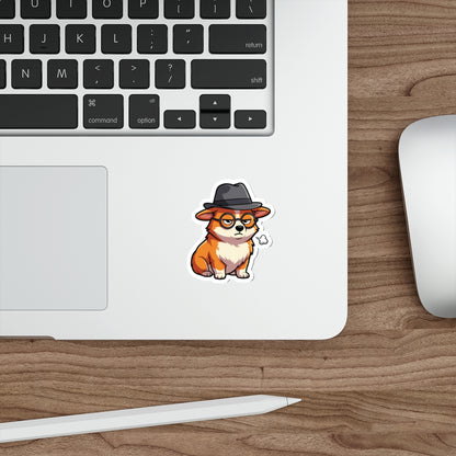 Cyber Security Corgi Software Engineer Laptop Sticker
