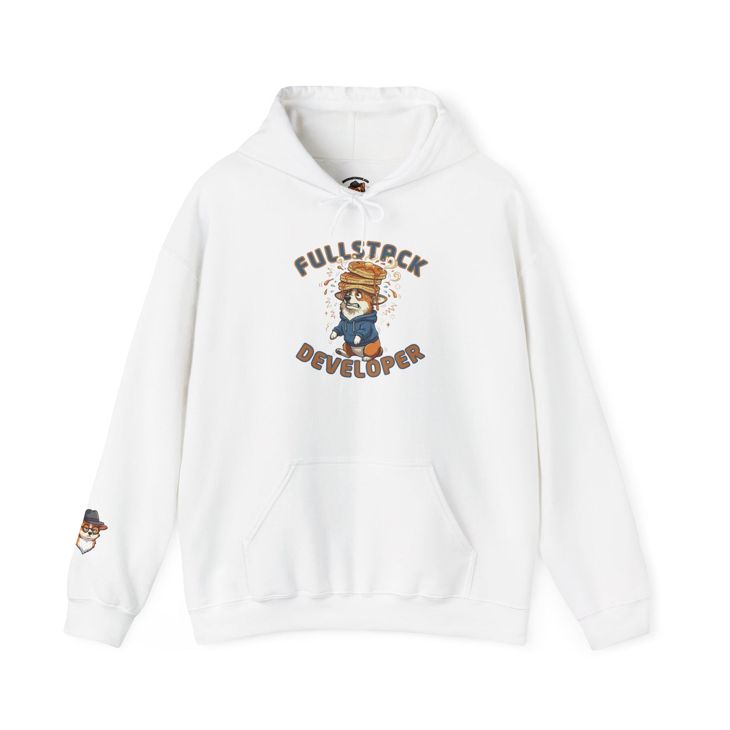 Full Stack Developer Funny Programmer Corgi Hoodie