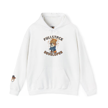 Full Stack Developer Funny Programmer Corgi Hoodie