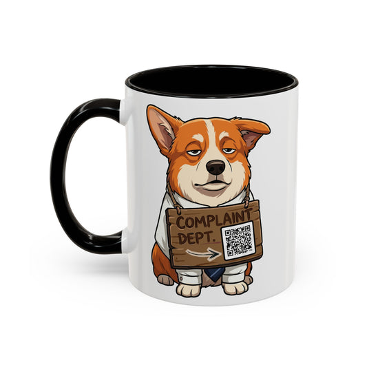 IT Complaint Dept Funny Tech Support Corgi Mug