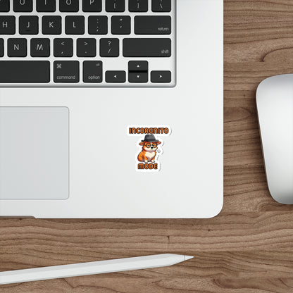 Incorgnito Mode Hacker Corgi Laptop Tech Sticker