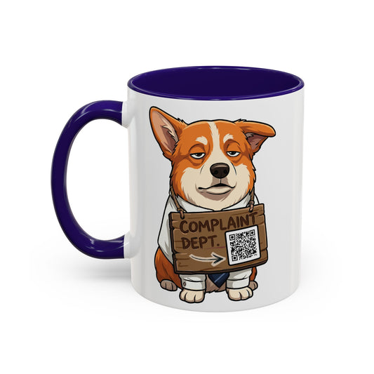 IT Complaint Dept Funny Tech Support Corgi Mug