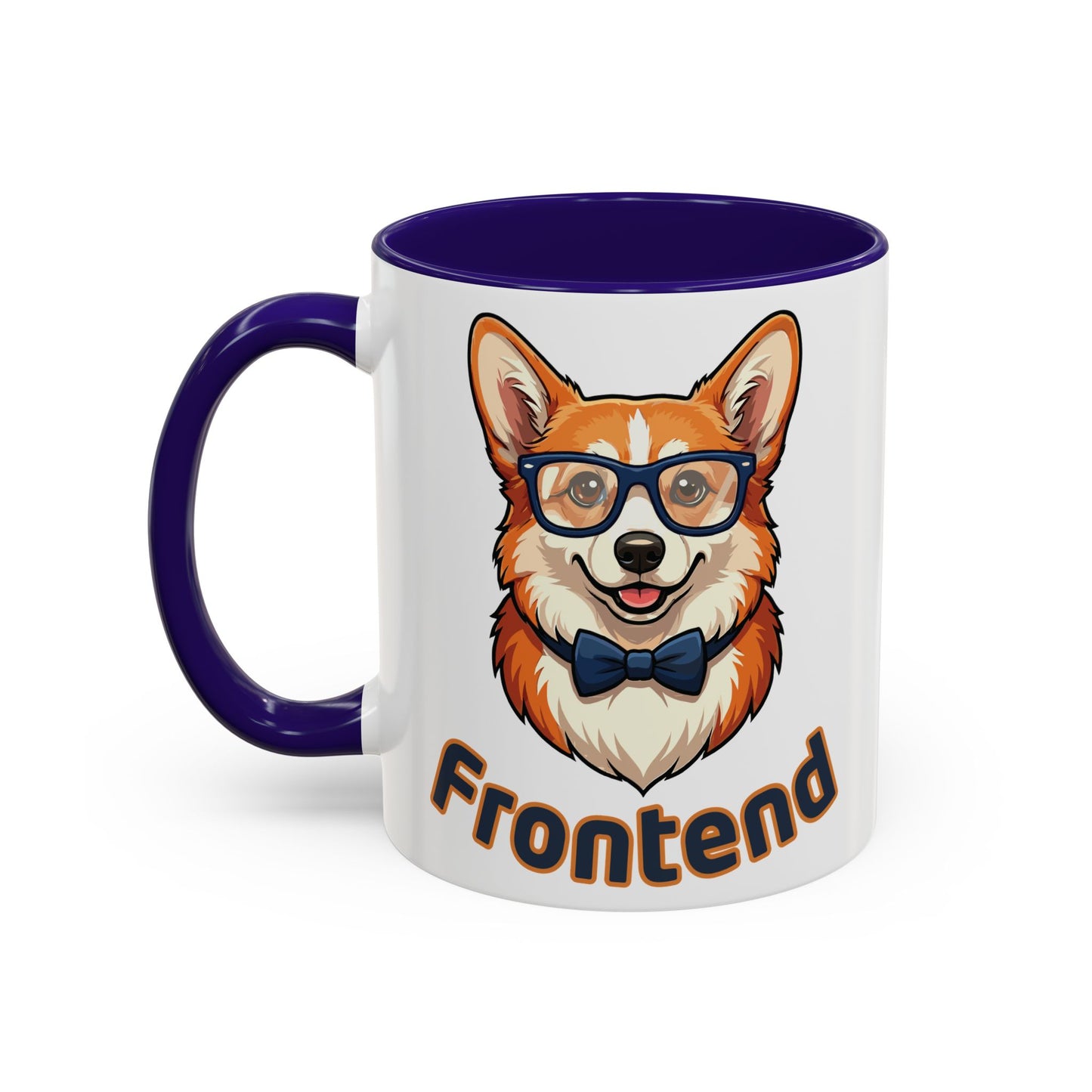 Frontend Backend Funny Developer Tech Office Corgi Mug