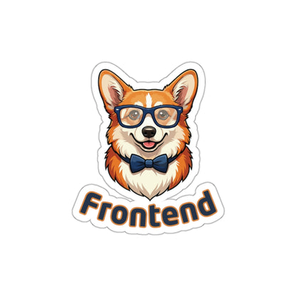 Frontend Developer UI UX Designer Tech Corgi Sticker