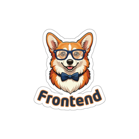 Frontend Developer UI UX Designer Tech Corgi Sticker