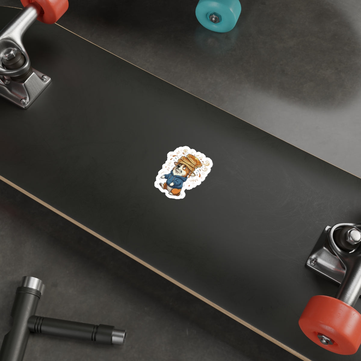 Funny Coding Decal Web Developer Tech Corgi Sticker