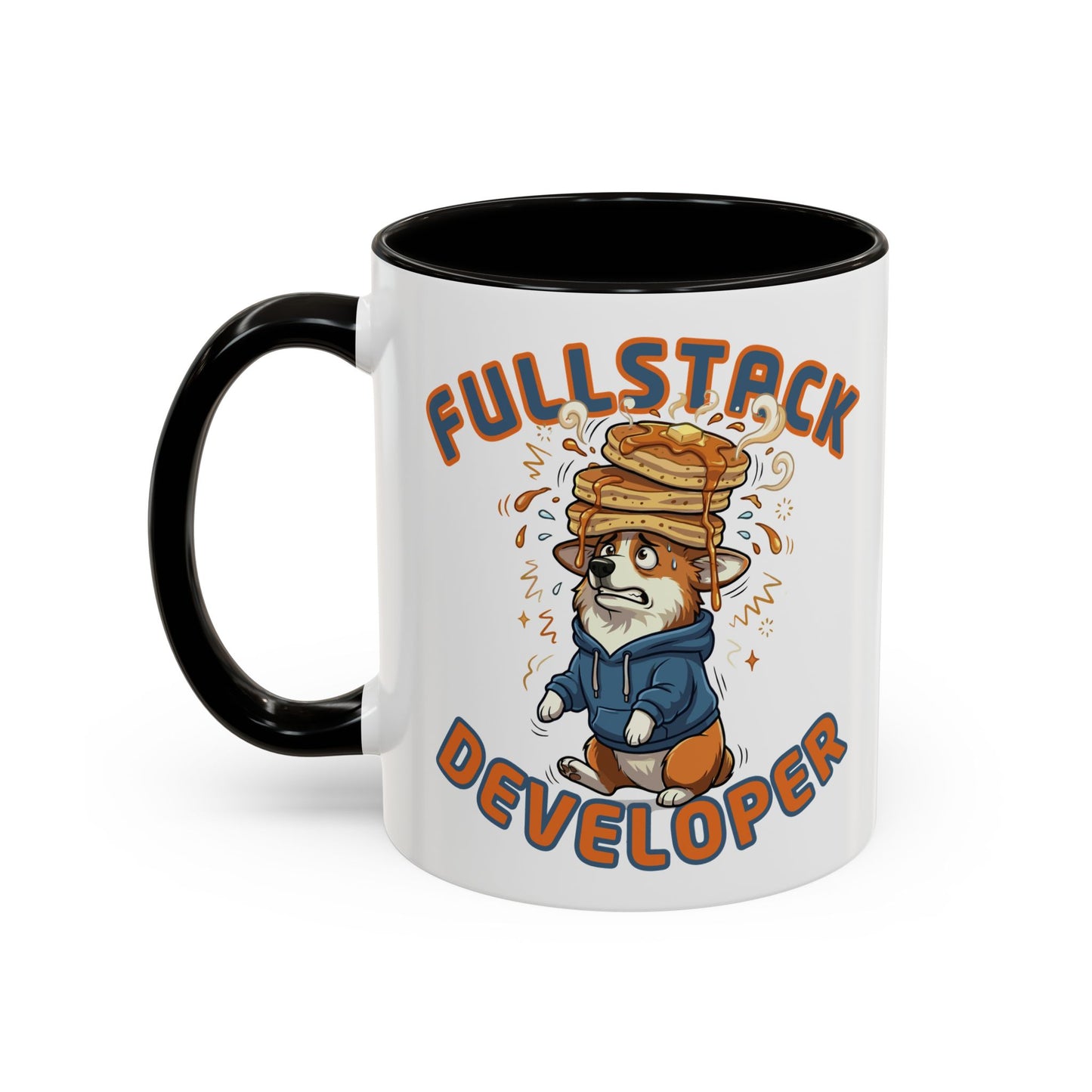 Full Stack Developer Funny Programmer Gift Corgi Mug