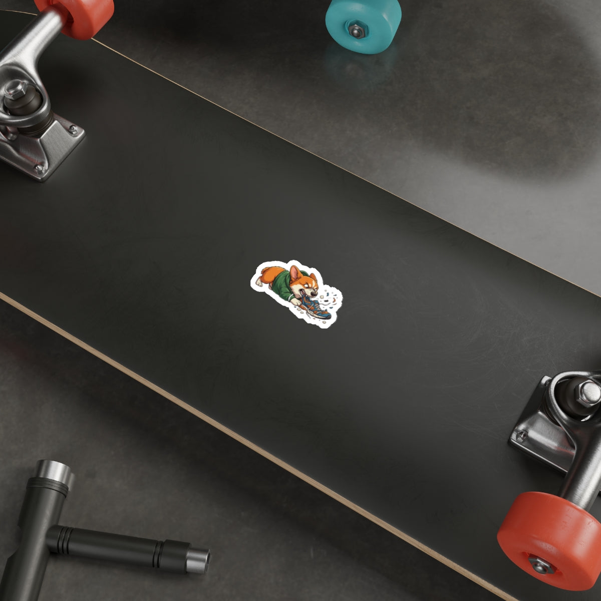 Funny Beta Tester Corgi Developer Laptop Sticker