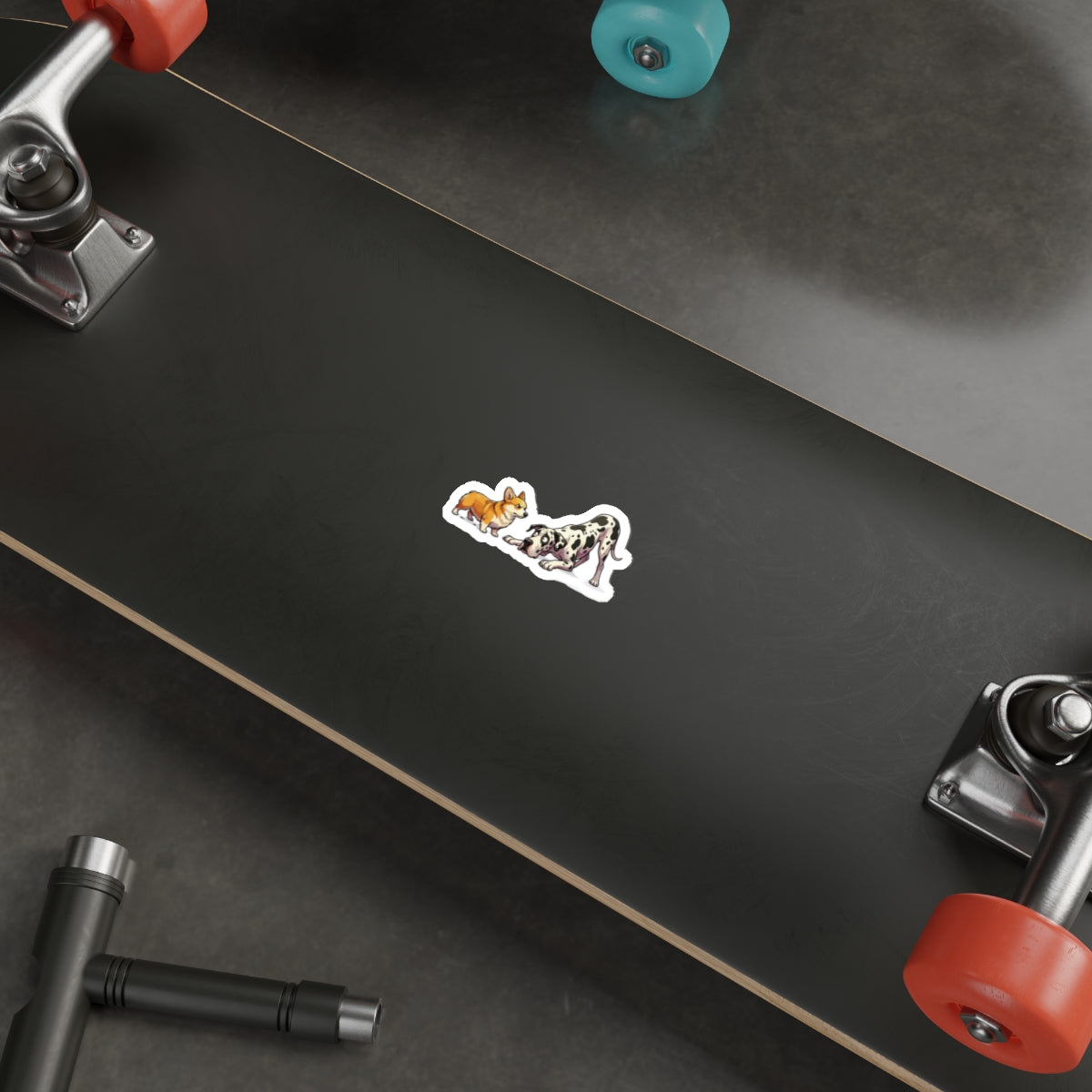 Short Legs Big Attitude Funny Developer Tech Sticker