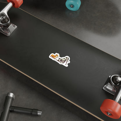 Short Legs Big Attitude Funny Developer Tech Sticker
