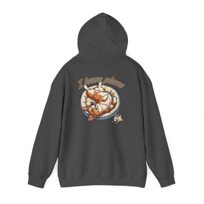 I Have Plans Funny Introvert Dog Mom Hoodie