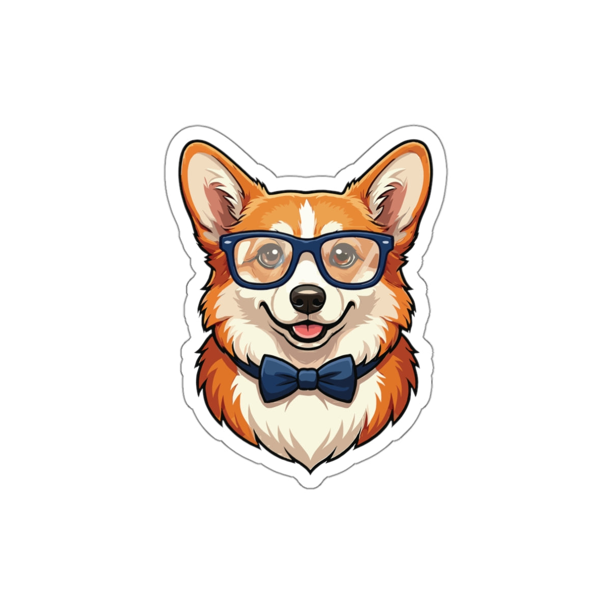 Funny Web Design Frontend Developer Corgi Tech Sticker