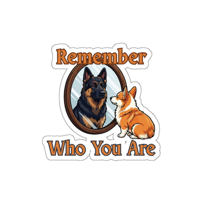 Remember Who You Are Imposter Syndrome Corporate Sticker