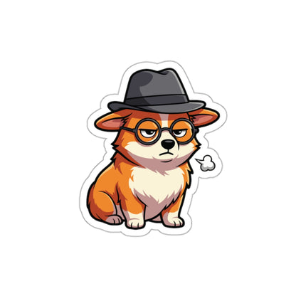 Cyber Security Corgi Software Engineer Laptop Sticker