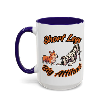 Short Legs Big Attitude Funny Corporate Corgi Mug