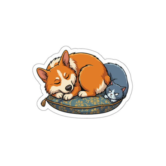 Funny Clingy Dog Pet Humor Water Bottle Sticker