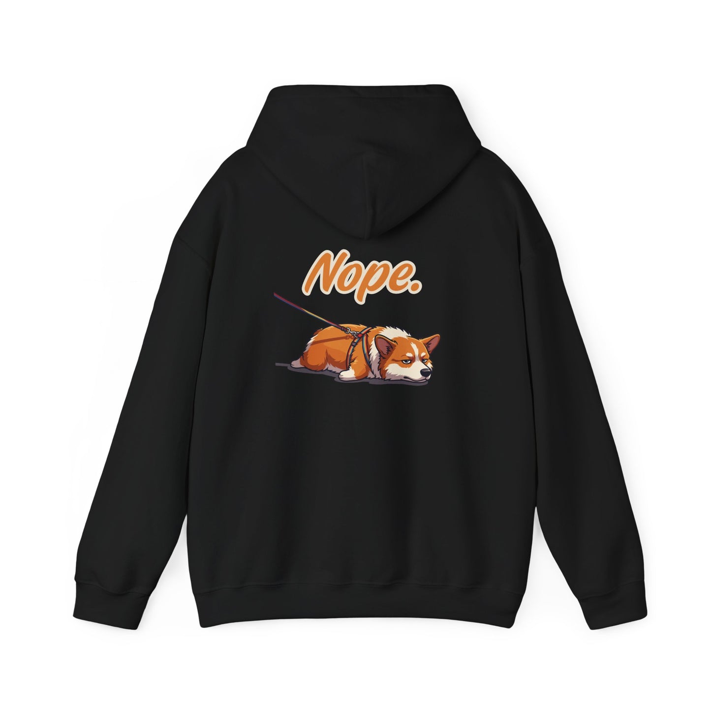 Nope Funny Stubborn Corgi Introvert Sweatshirt
