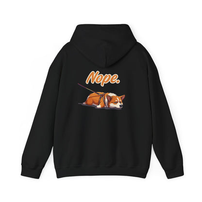 Nope Funny Stubborn Corgi Introvert Sweatshirt