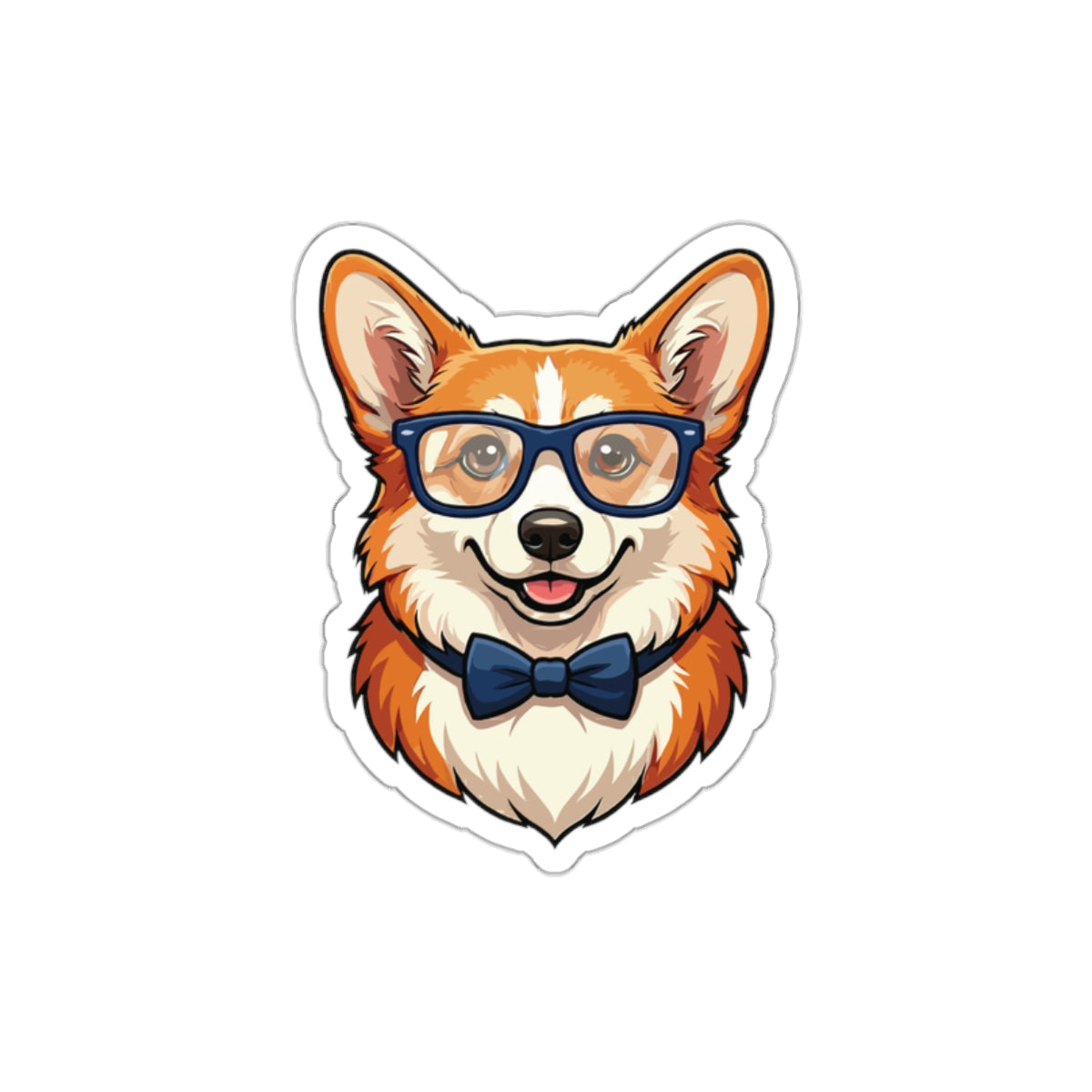 Funny Web Design Frontend Developer Corgi Tech Sticker