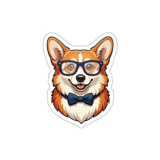 Funny Web Design Frontend Developer Corgi Tech Sticker