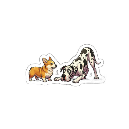 Short Legs Big Attitude Funny Developer Tech Sticker