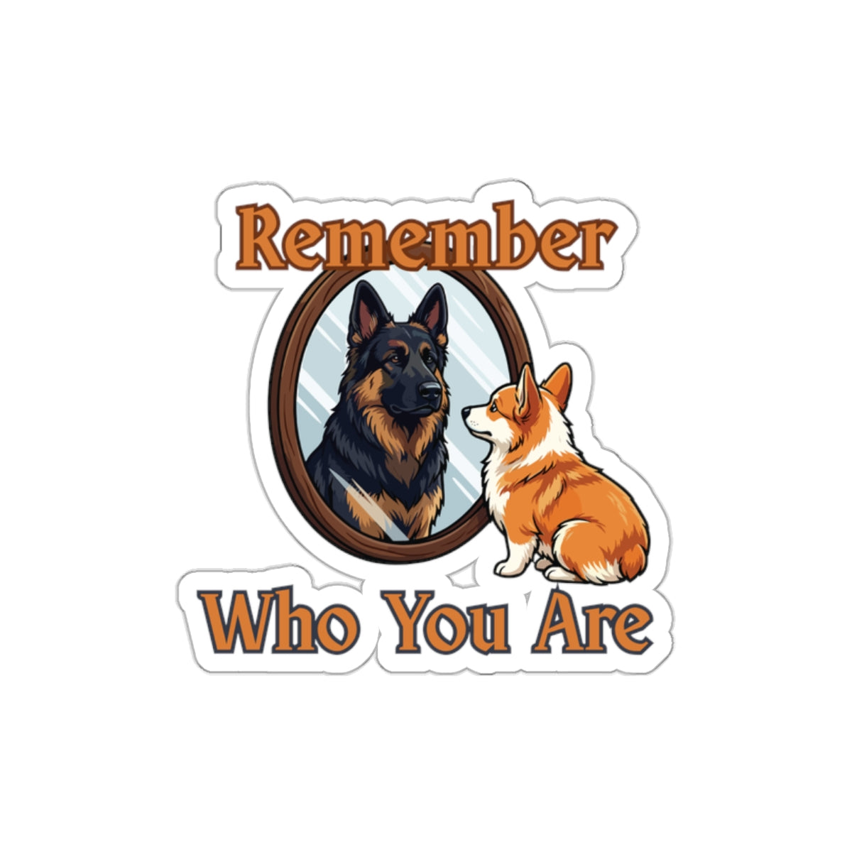 Remember Who You Are Imposter Syndrome Corporate Sticker
