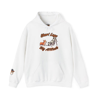 Short Legs Big Attitude Funny Corporate Corgi Hoodie