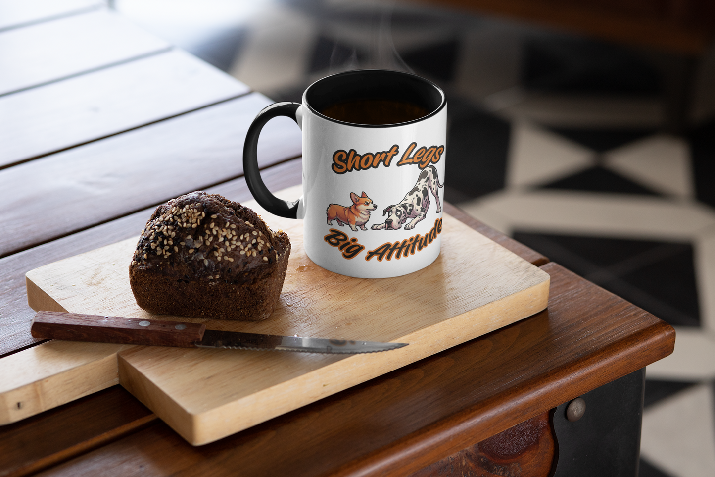 Short Legs Big Attitude Funny Corporate Corgi Mug