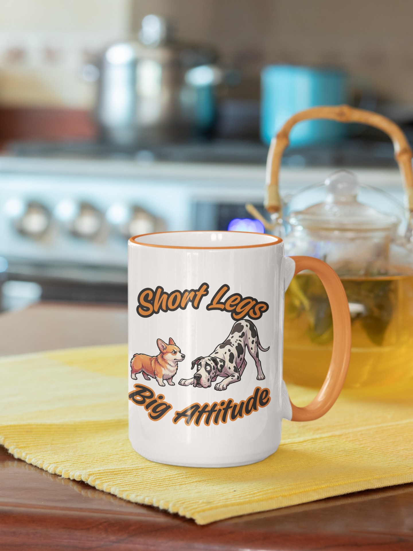 Short Legs Big Attitude Funny Corporate Corgi Mug