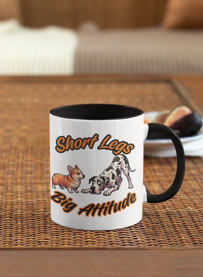 Short Legs Big Attitude Funny Corporate Corgi Mug
